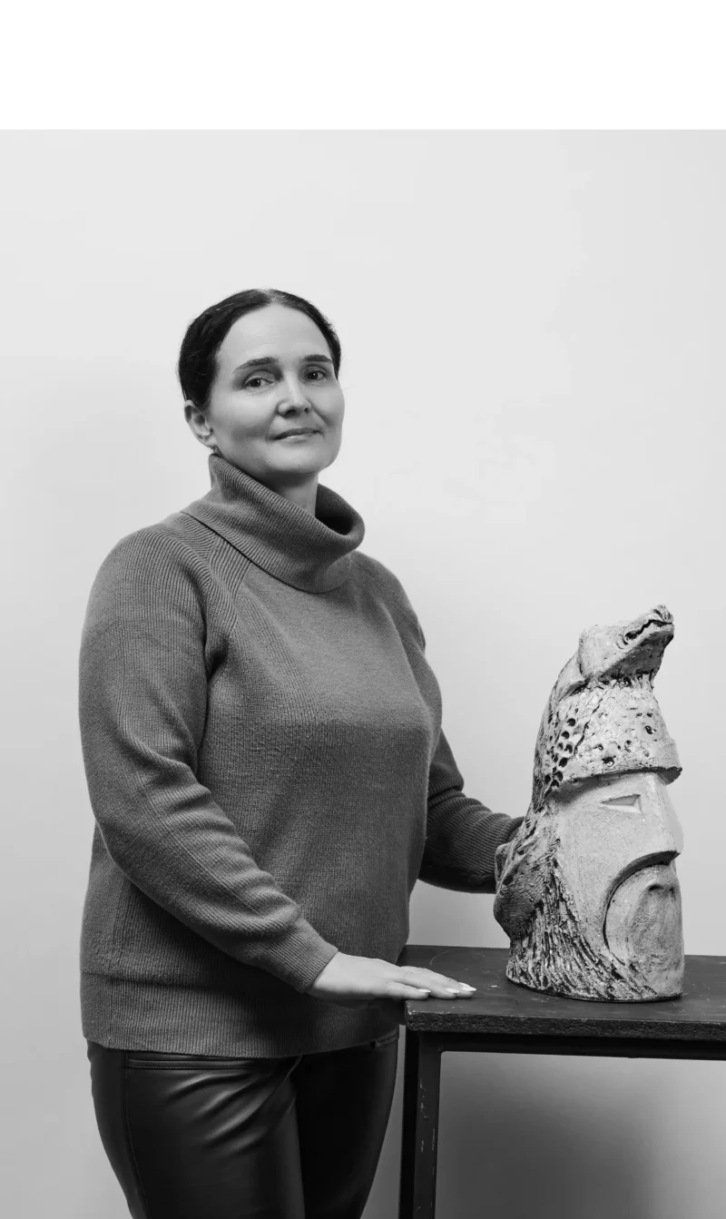 Portrait of Moldovan sculptor and ceramist Mariana Carp (born 1978), image1