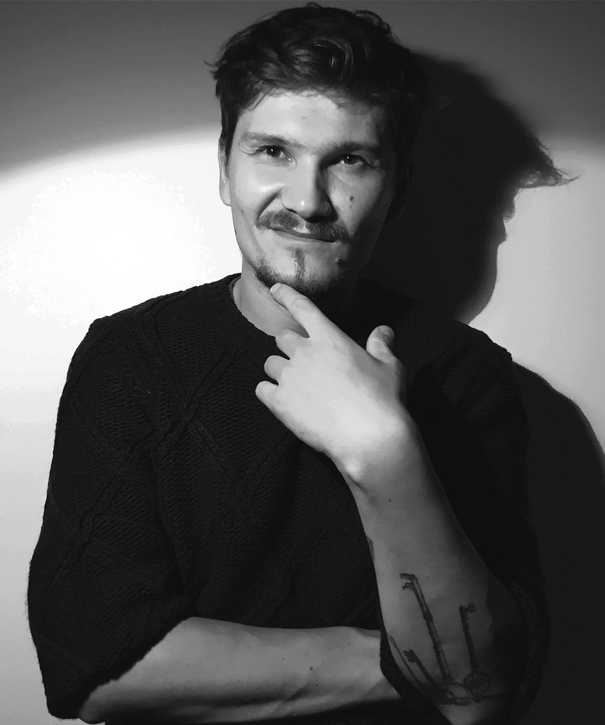 Portrait of Moldovan visual artist and printmaker Ruslan Roșca (born 1987), image 2