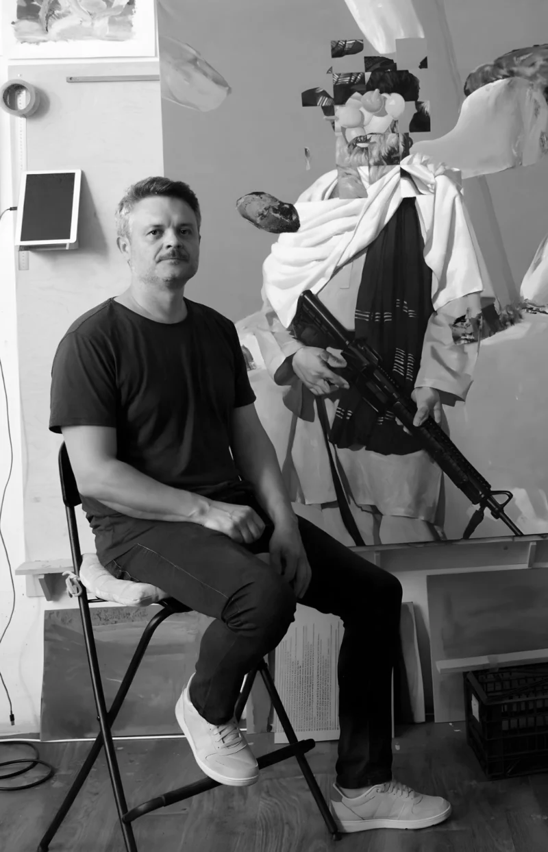 Portrait of Moldovan Pop Art artist Ștefan Eșanu (born 1980) image 2