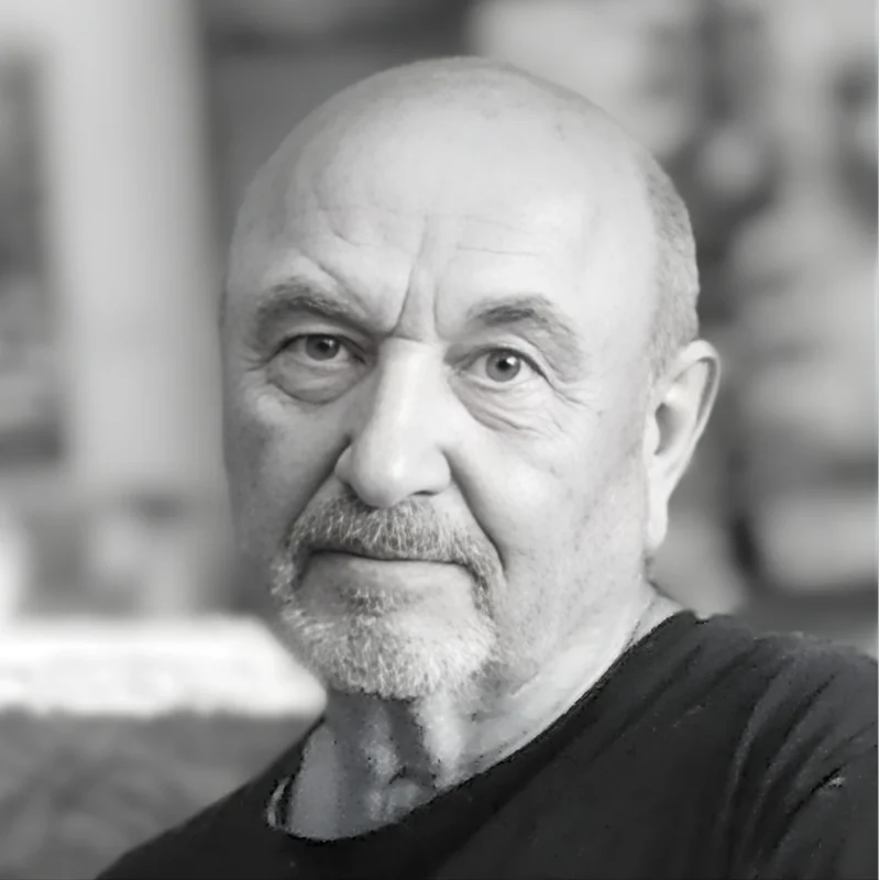 Portrait of Moldovan abstract artist Victor Kuzmenko (born 1948)., image2